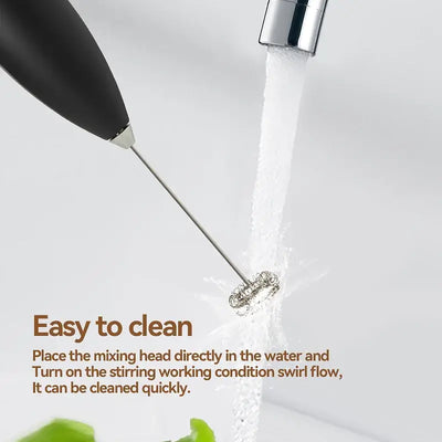 Wireless hand blender for eggs and milk frothing