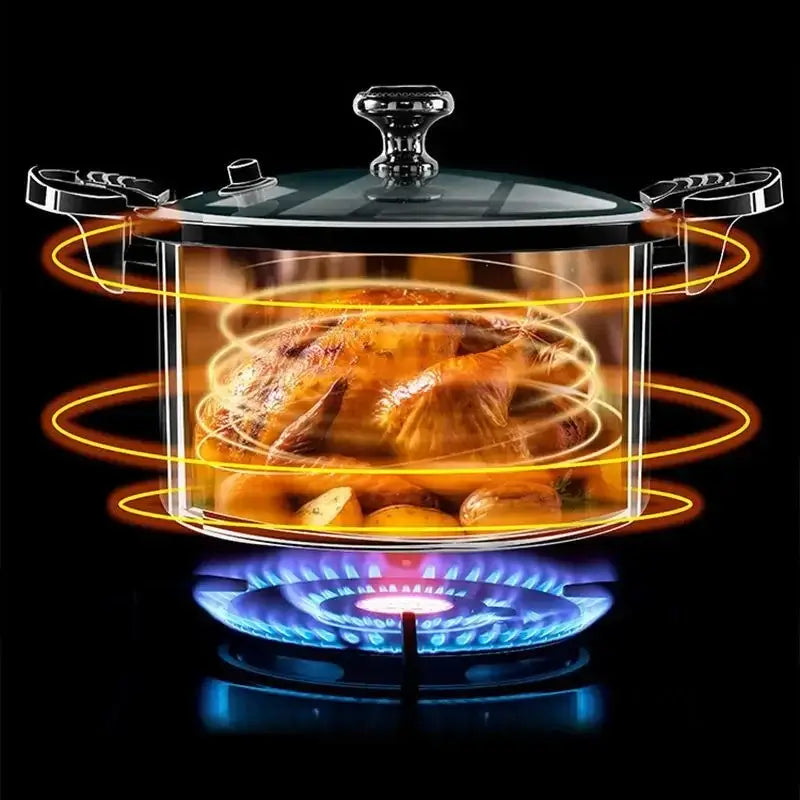 Cook smarter with this 8L Korean-style enamel pressure pot. Non-stick, vacuum-sealed, and perfect for slow stews, soups, and rich broths.