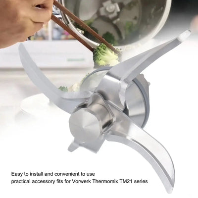 Sharp stainless steel blade for Thermomix TM21