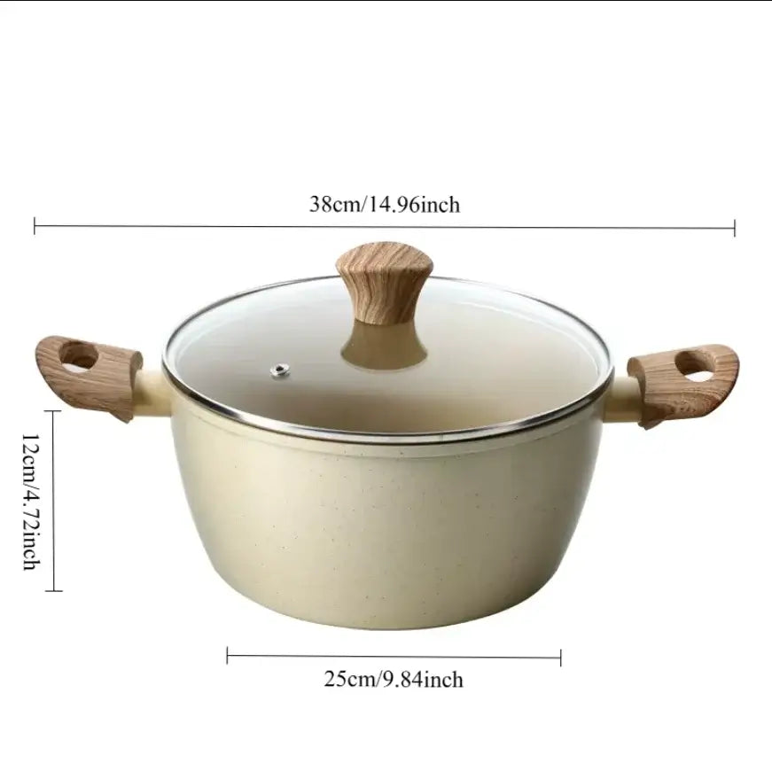 Oven-safe stainless steel cookware set for kitchen use