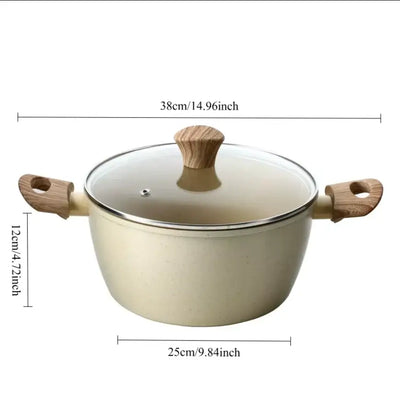 Oven-safe stainless steel cookware set for kitchen use