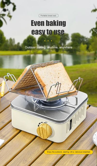 Durable stainless steel construction, rust-resistant.