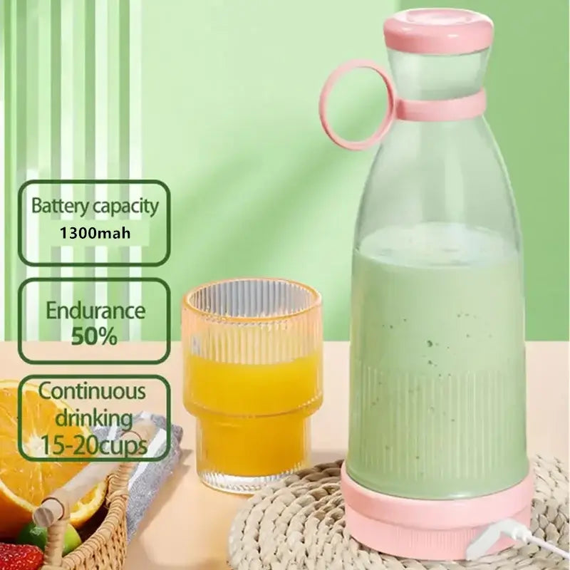 portable milkshake machine with 6 blade design