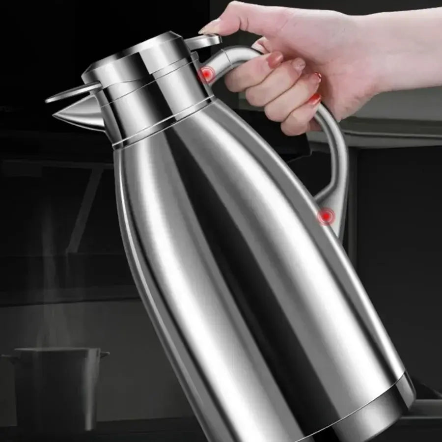 Crafted from premium SUS304 stainless steel, this vacuum-insulated Roman kettle keeps beverages hot or cold for hours. Perfect for home or outdoor use.