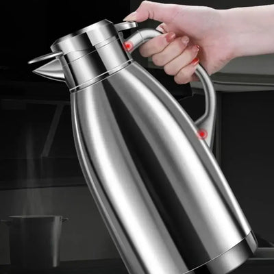 Crafted from premium SUS304 stainless steel, this vacuum-insulated Roman kettle keeps beverages hot or cold for hours. Perfect for home or outdoor use.