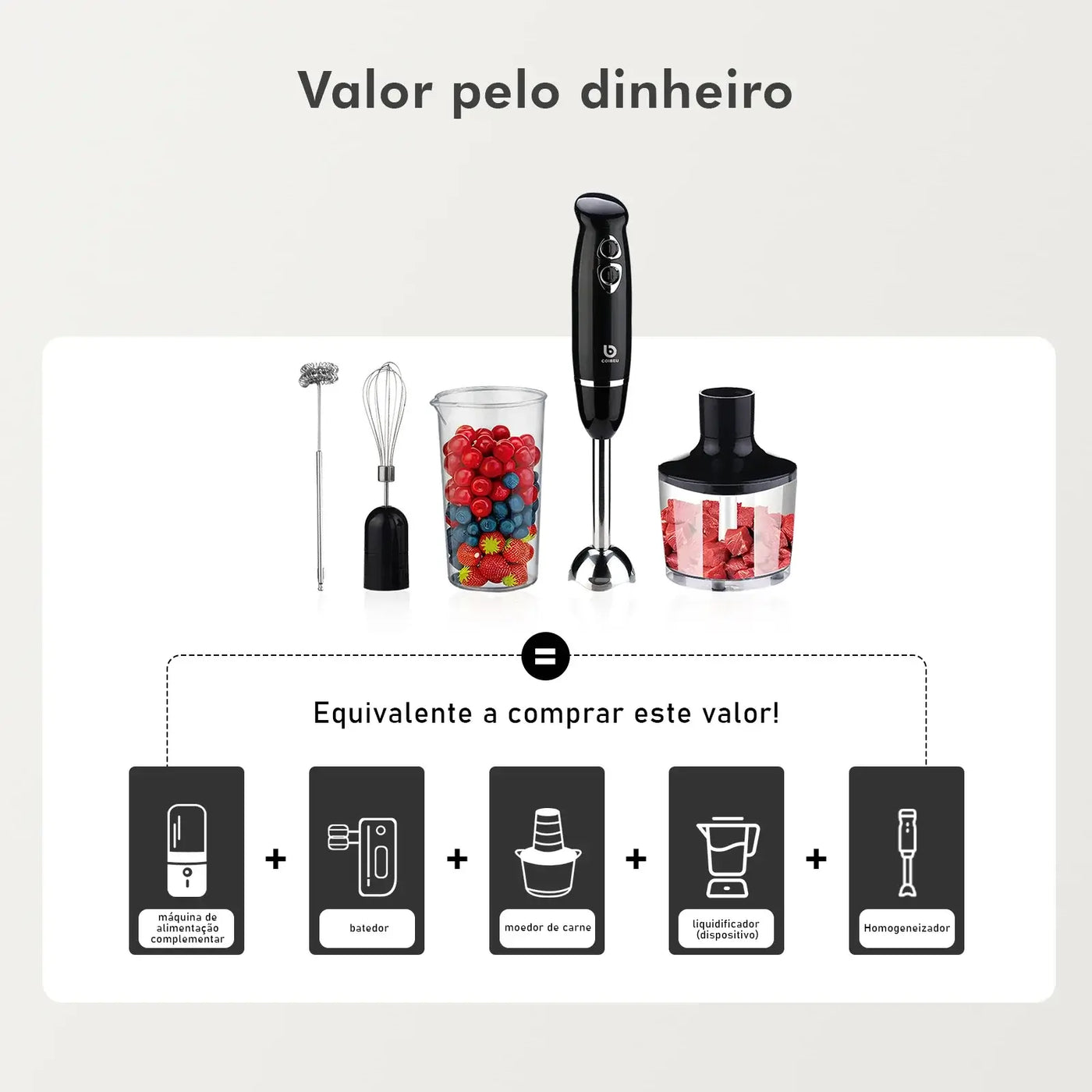Blend anywhere with ease! This 127V mini portable blender from Coibeu is compact, powerful, and perfect for smoothies, shakes, and quick food prep on the go.