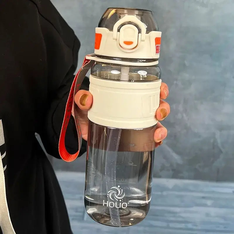 Portable gym water bottle for cycling and climbing