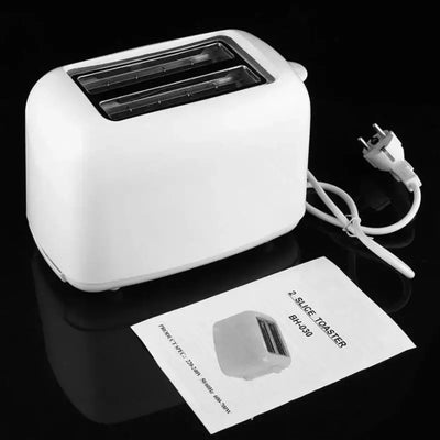 Compact toaster for crispy bread and warm sandwiches.