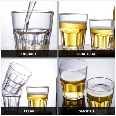 Sleek and shatterproof, these 35ml acrylic whisky cups are perfect for parties, bars, or casual sipping. Durable, stylish, and easy to clean.