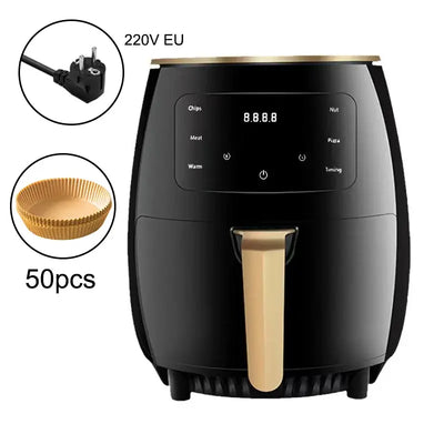 15L smart electric air fryer with touchscreen display