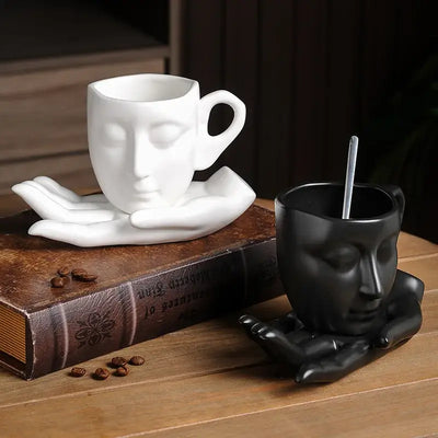 Sip in style with these 260ML retro ceramic coffee cups. Featuring abstract art designs, they’re perfect for elevating your latte or tea moments.