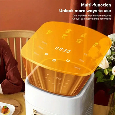 15L smart electric air fryer with digital display panel
