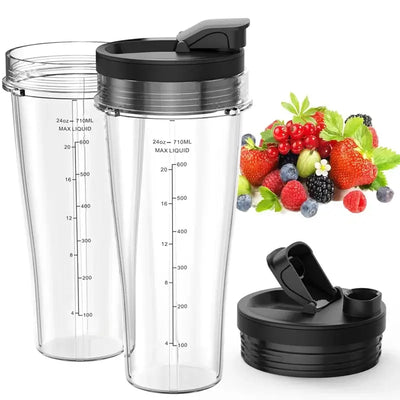 Upgrade your blending game with 24oz Ninja cups, secure lids, and a durable blade—perfectly compatible with Nutri Ninja Auto IQ.