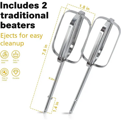 Hand mixer beaters replacement for Hamilton models