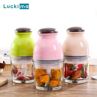 Blend, chop, and juice with ease. This compact electric blender is perfect for smoothies, baby food, meats, and veggies—your all-in-one kitchen helper.