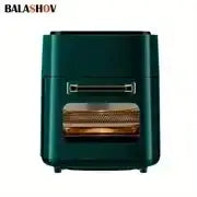 15L smart electric air fryer with digital display panel