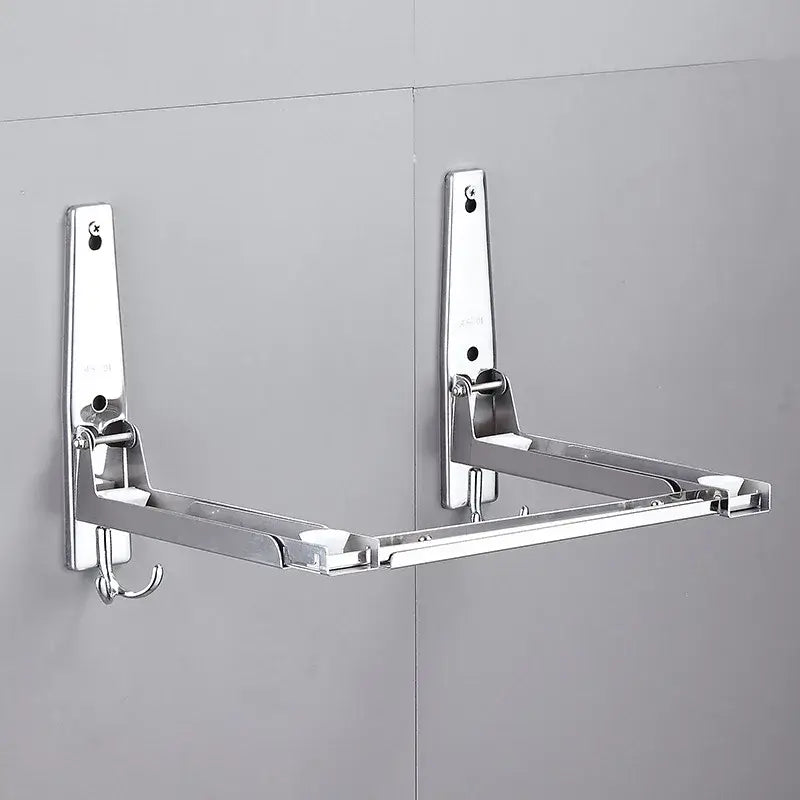 Maximize your kitchen space with this foldable, wall-mounted oven rack. Made from durable stainless steel, it’s strong, retractable, and easy to install.