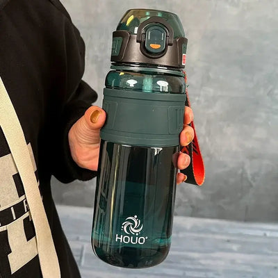 Portable gym water bottle for cycling and climbing