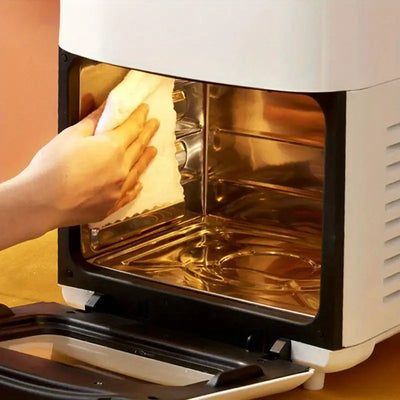 15L smart electric air fryer with digital display panel