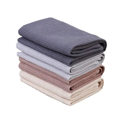 Lightweight, breathable, and highly absorbent cotton towels perfect for all your kitchen drying and wiping needs.