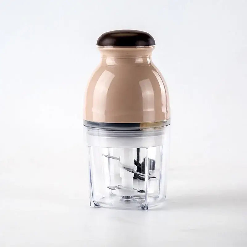 Blend, chop, and juice with ease. This compact electric blender is perfect for smoothies, baby food, meats, and veggies—your all-in-one kitchen helper.