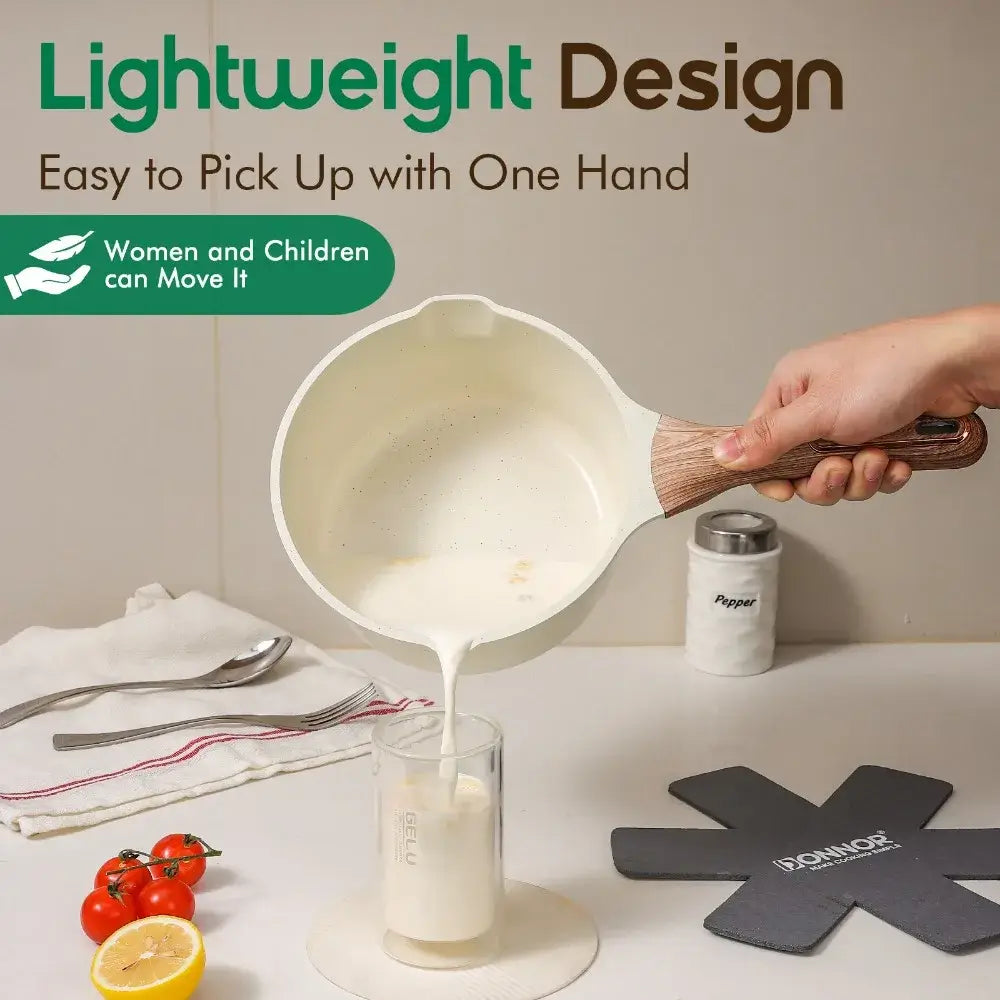 Oven-safe stainless steel cookware set for kitchen use