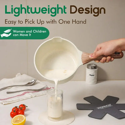 Oven-safe stainless steel cookware set for kitchen use