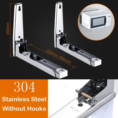 Maximize your kitchen space with this foldable, wall-mounted oven rack. Made from durable stainless steel, it’s strong, retractable, and easy to install.