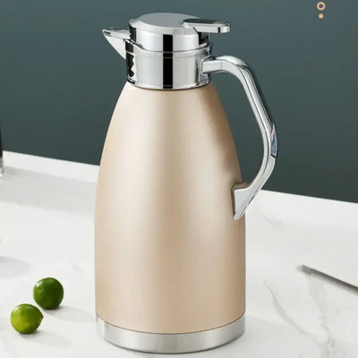 Crafted from premium SUS304 stainless steel, this vacuum-insulated Roman kettle keeps beverages hot or cold for hours. Perfect for home or outdoor use.