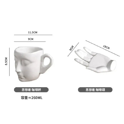 Sip in style with these 260ML retro ceramic coffee cups. Featuring abstract art designs, they’re perfect for elevating your latte or tea moments.
