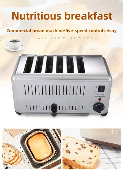Stainless steel sandwich toaster for breakfast kitchens