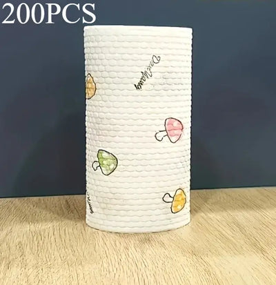Strong, soft, and sustainable. These 200 kitchen towels handle all your messes with ease—quick to rinse, quick to reuse.
