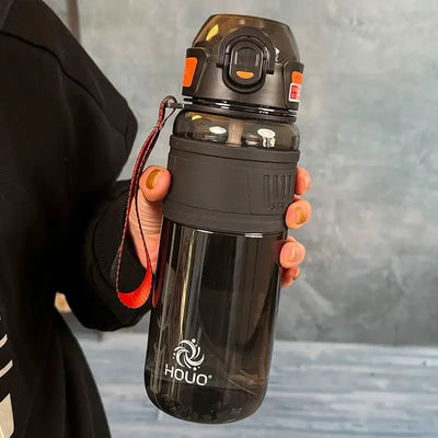 Portable gym water bottle for cycling and climbing