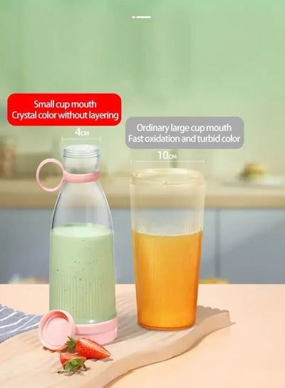 portable milkshake machine with 6 blade design