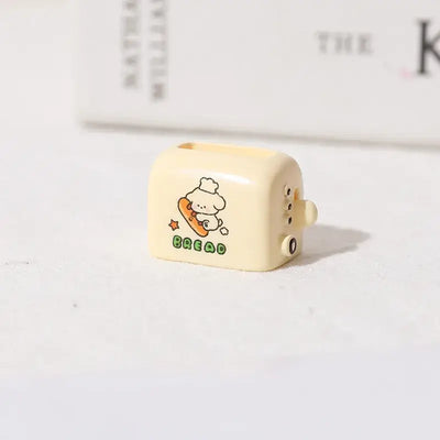 Fake food resin bread toaster DIY jewelry pendant
