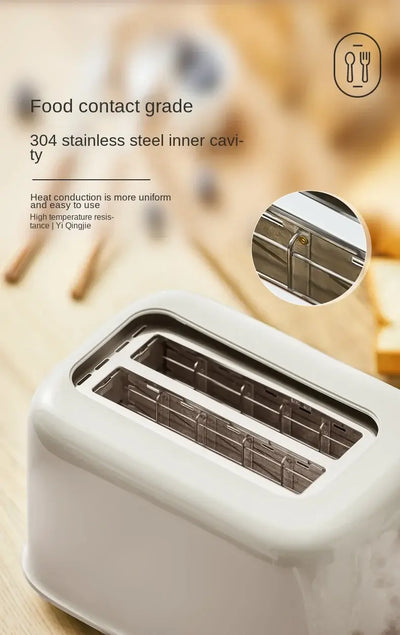 Automatic bread toaster for sandwich and slice heating