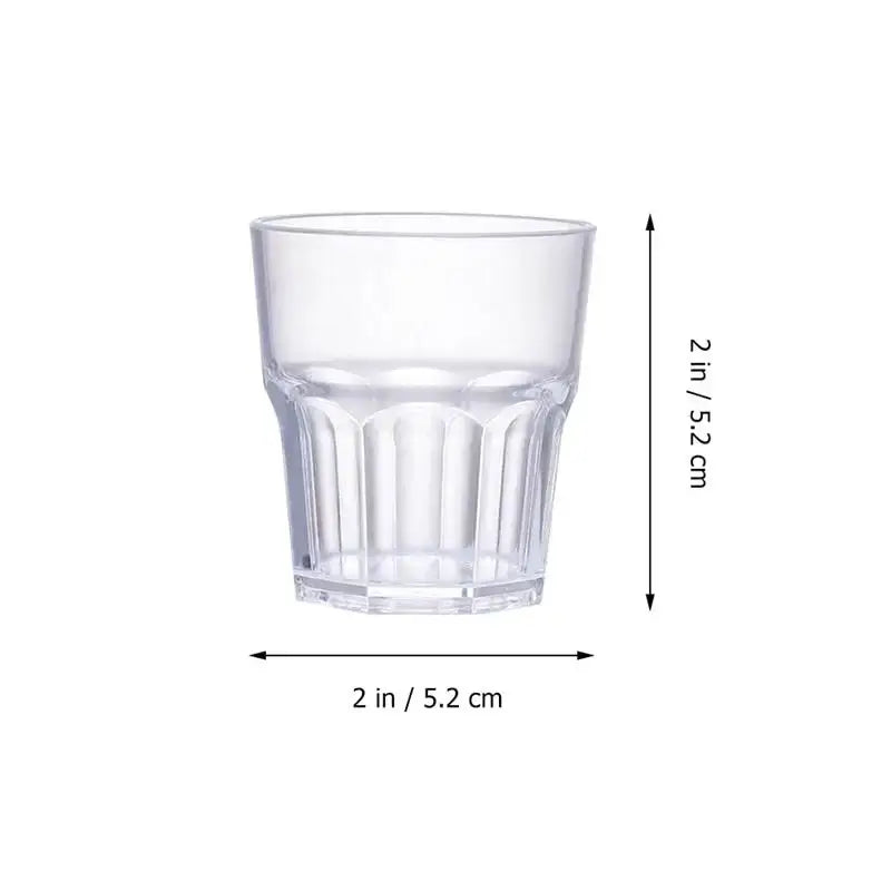 Sleek and shatterproof, these 35ml acrylic whisky cups are perfect for parties, bars, or casual sipping. Durable, stylish, and easy to clean.