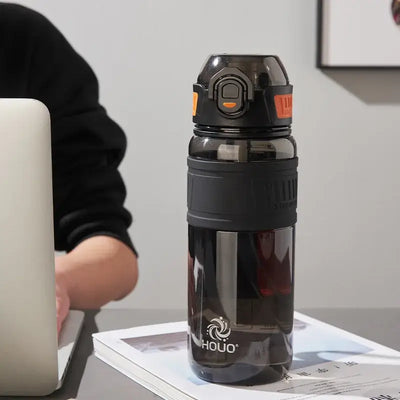 Portable gym water bottle for cycling and climbing