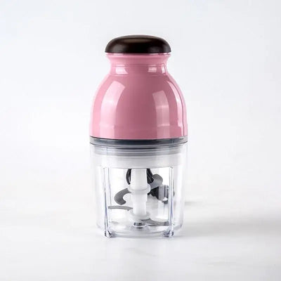 Blend, chop, and juice with ease. This compact electric blender is perfect for smoothies, baby food, meats, and veggies—your all-in-one kitchen helper.