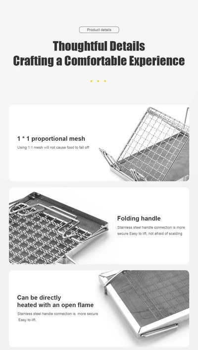 Quick setup for fast campsite breakfasts