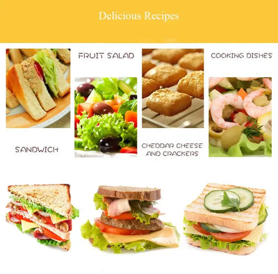 Crispy toast and warm sandwiches in a few minutes.