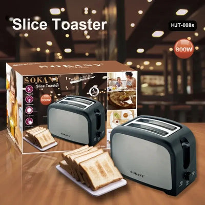 Houselin 2 slice retro toaster on kitchen counter