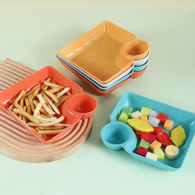 Elevate your table with eco-friendly elegance. These lightweight, durable wheat straw plates are perfect for everyday dining or stylish gatherings.