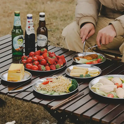 Tough, rust-resistant plates made for the wild. Enjoy your meals anywhere with these reusable dinner plates—great for camping, hiking, and outdoor adventures.